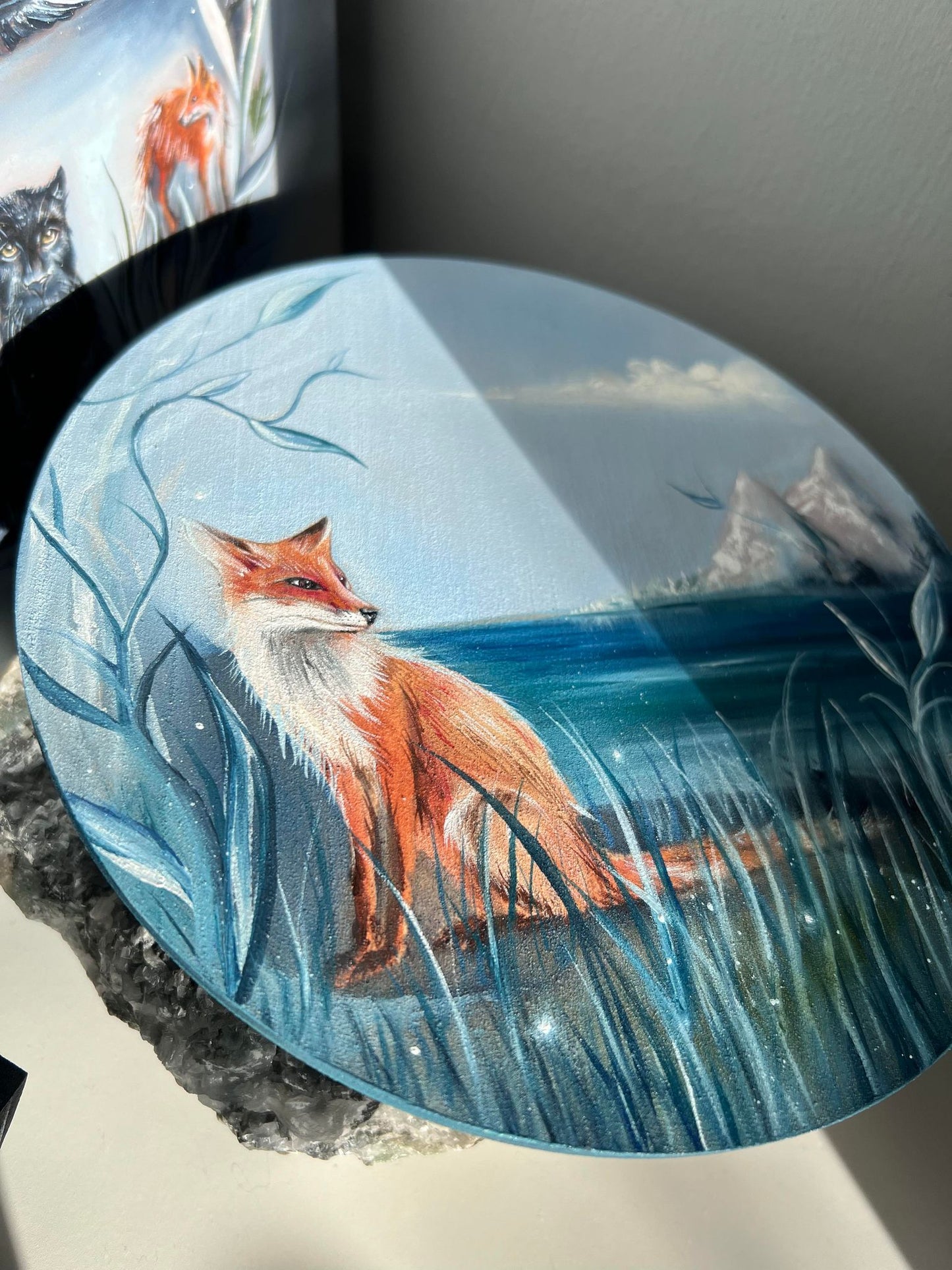 Spring Fox Oil Painting