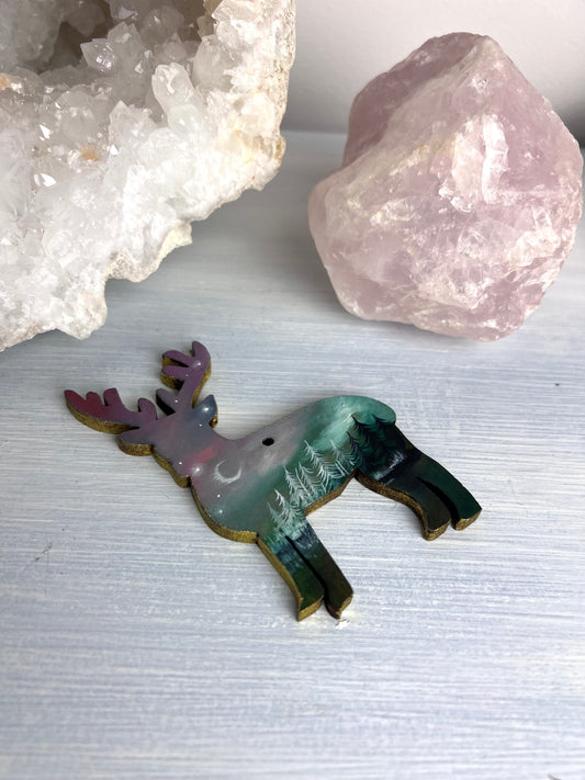 Hand Painted Reindeer Decoration