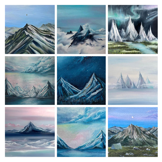 Mountain Collection Art Print