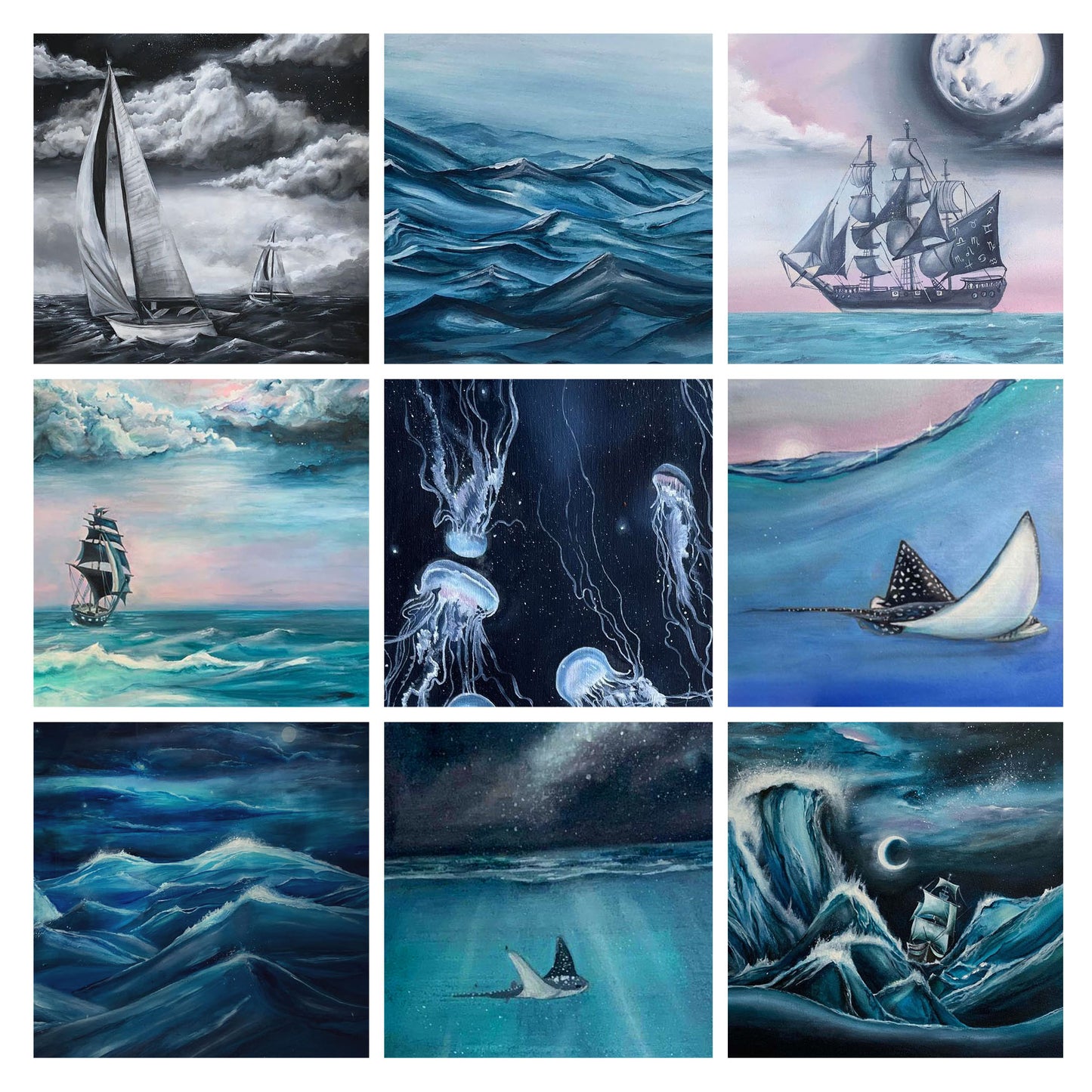 Ocean Collection Art Print