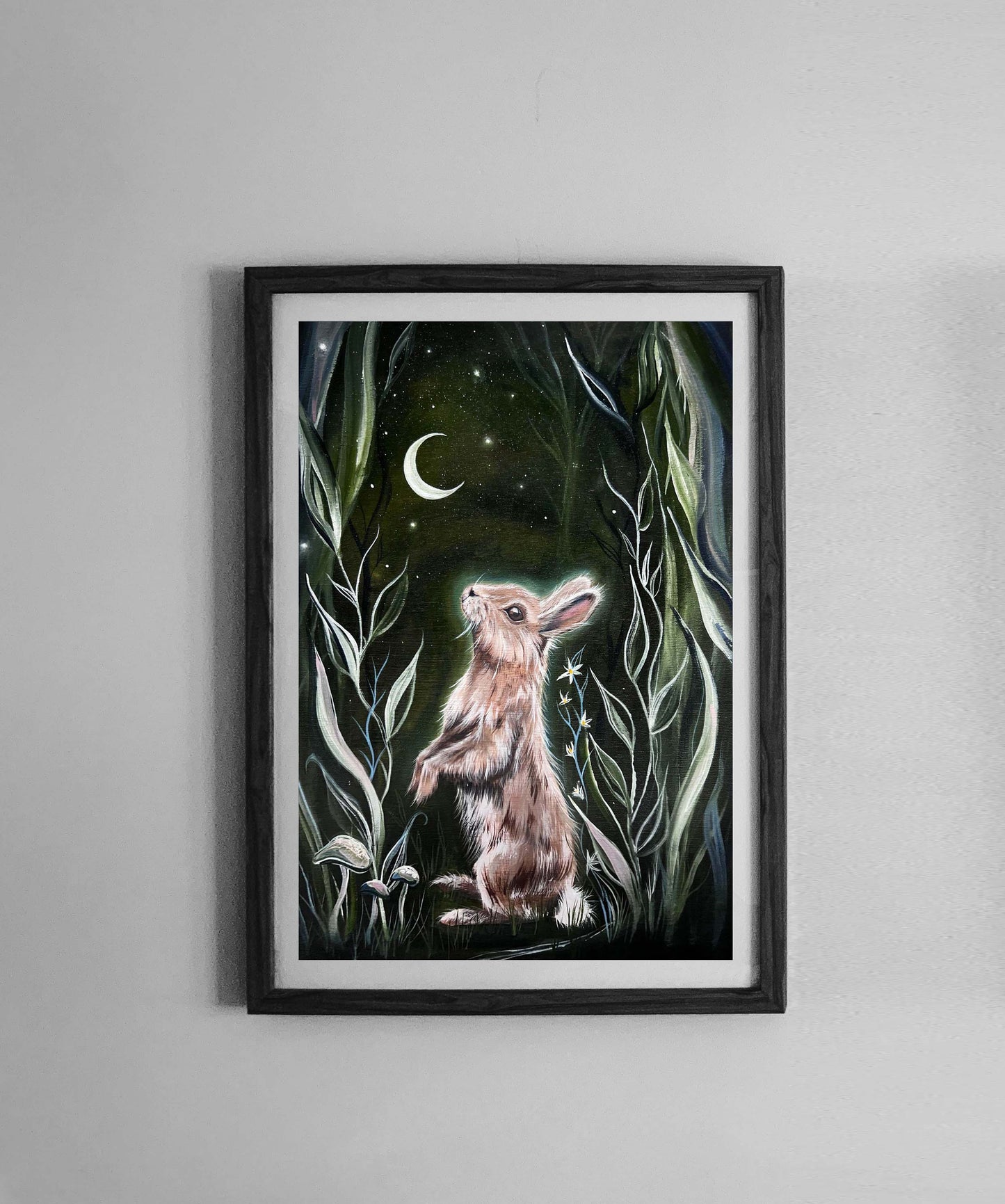 Woodland Art Print - Rabbit