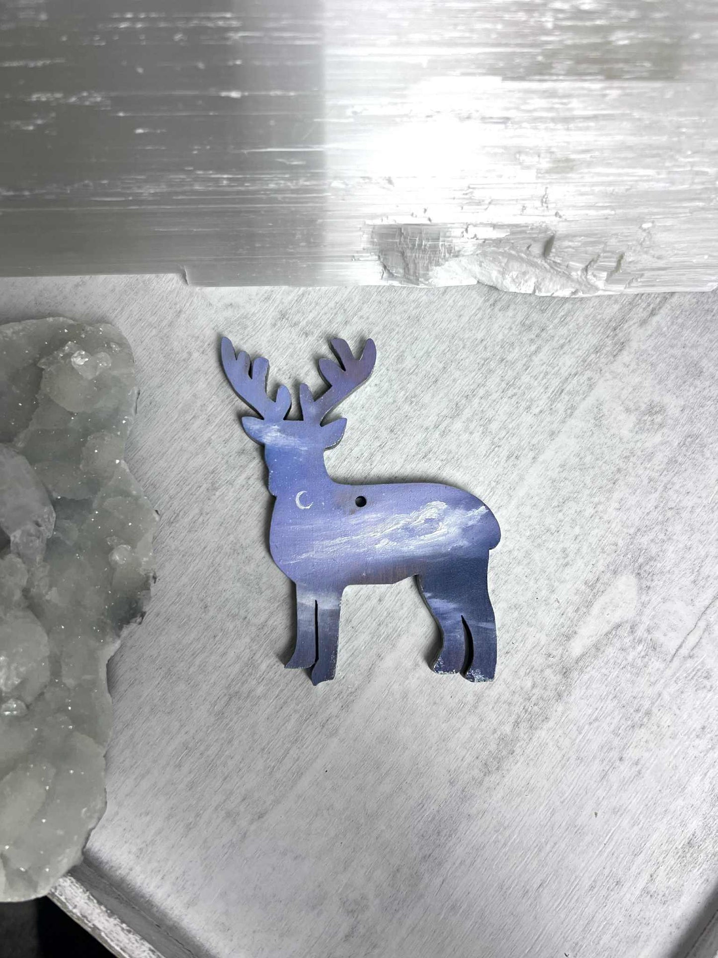 Hand Painted Reindeer Decoration