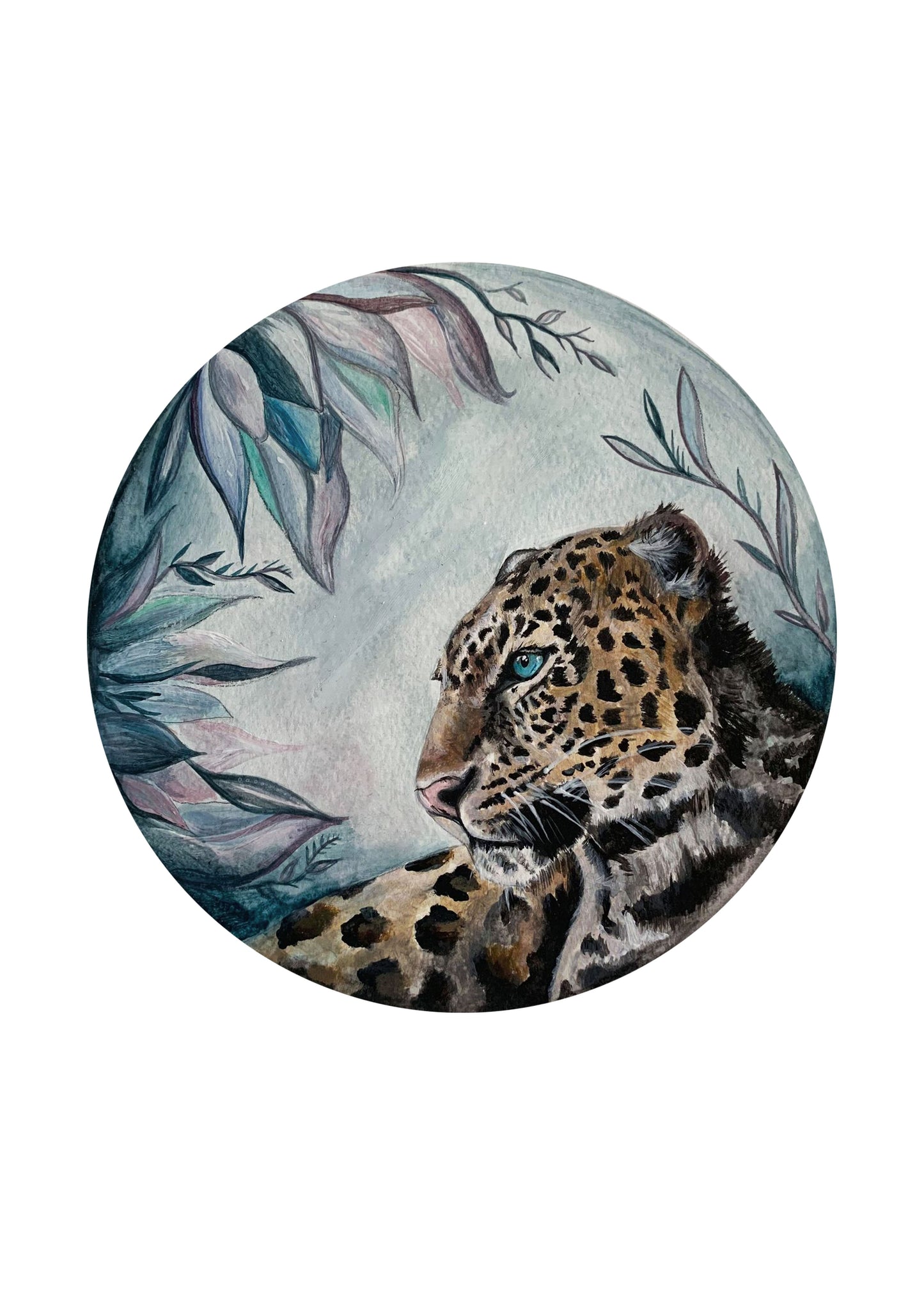 'Leopard' Painting on Paper