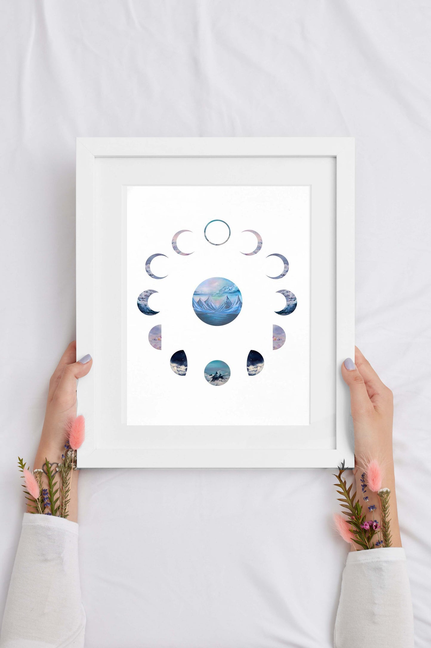 Moon Cycles Art Print